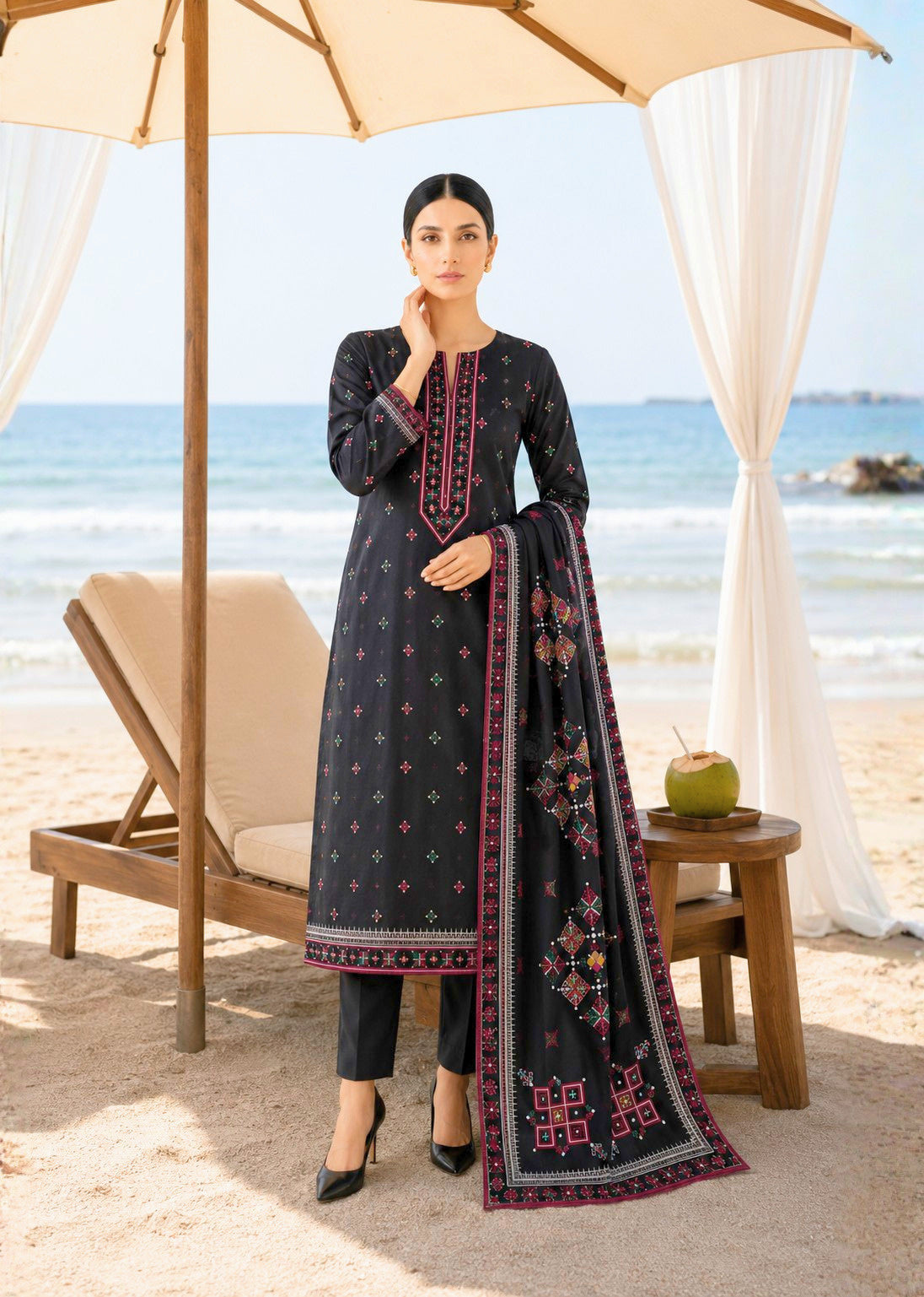 Onae Premium Printed Lawn 3PCS