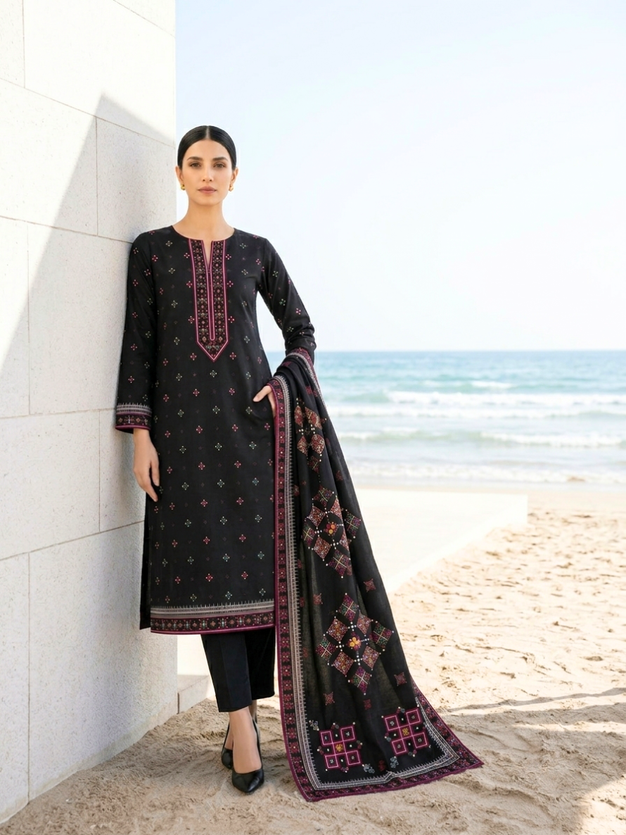 Onae Premium Printed Lawn 3PCS