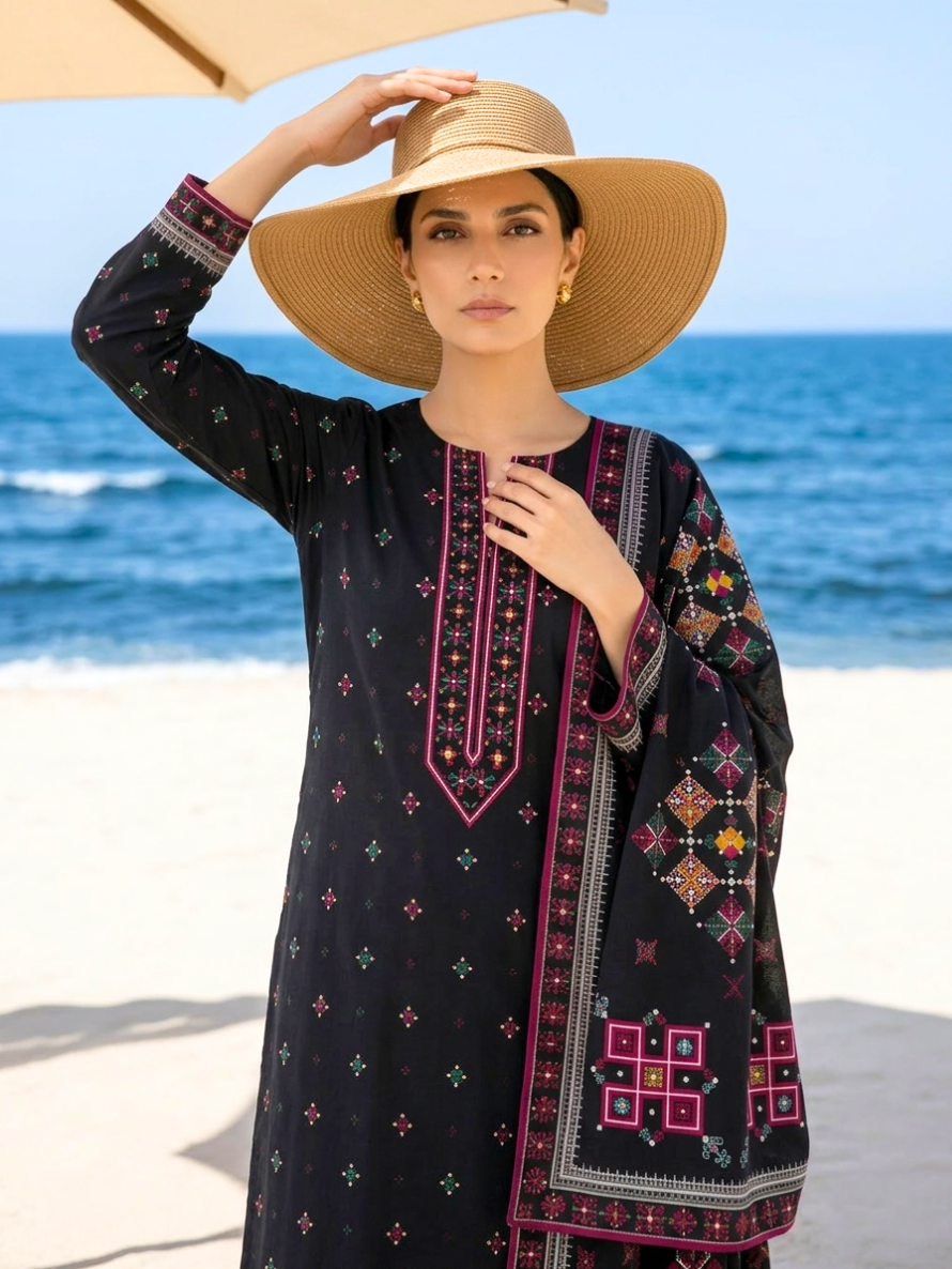Onae Premium Printed Lawn 3PCS