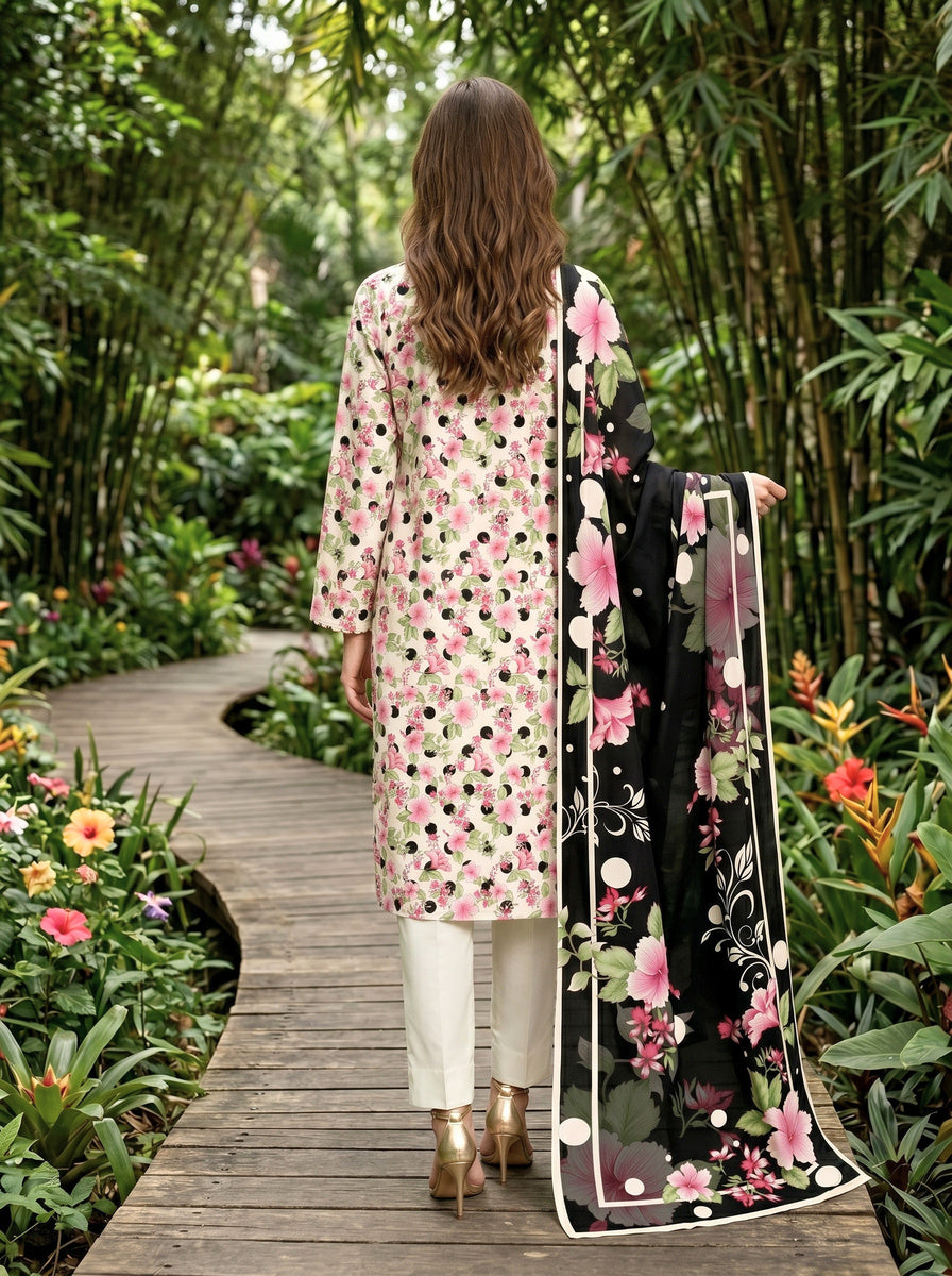 Onae Premium Printed Lawn 3PCS