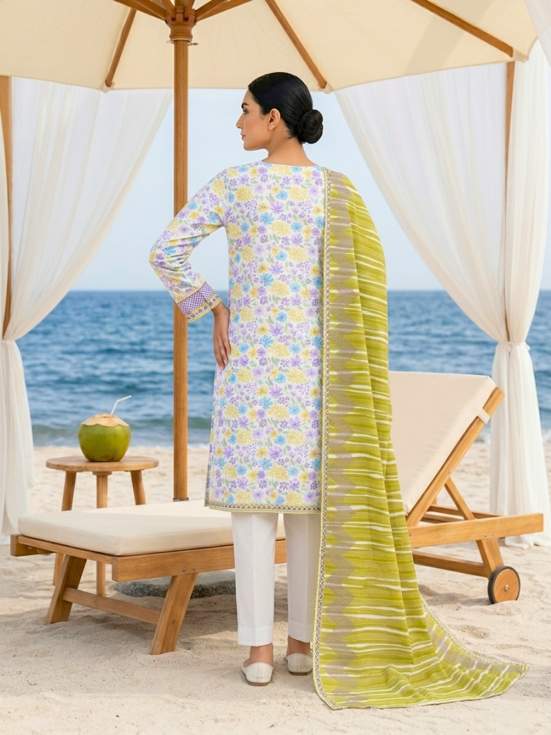Onae Premium Printed Lawn 3PCS