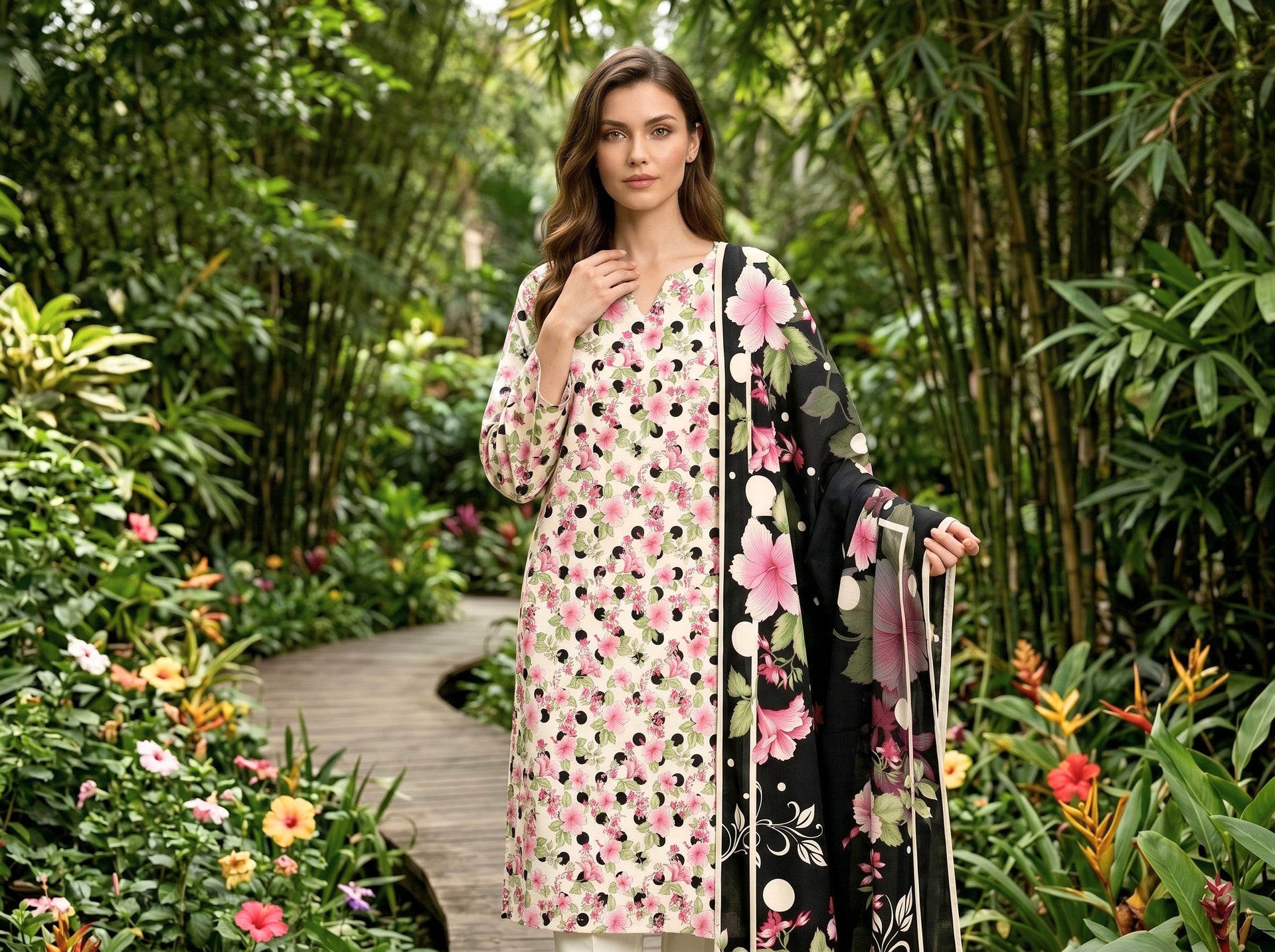 Onae Premium Printed Lawn 3PCS