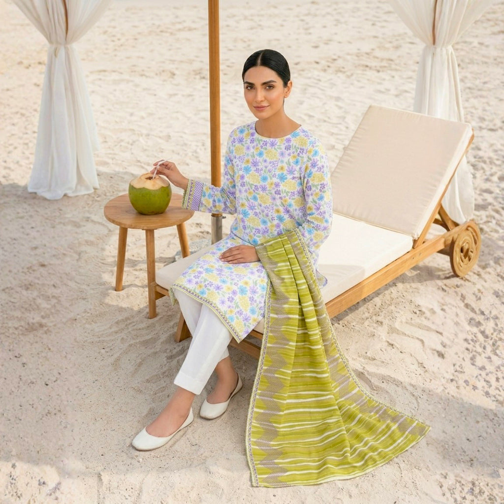 Onae Premium Printed Lawn 3PCS