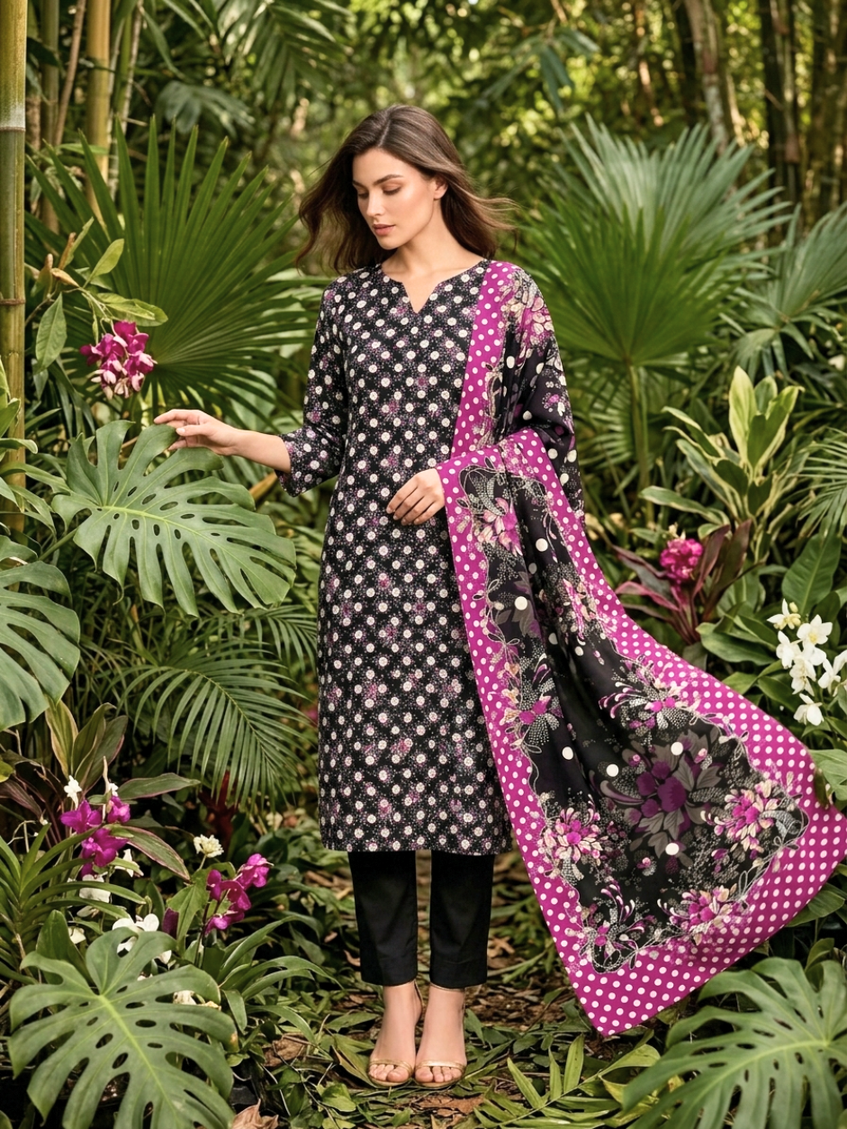 Onae Premium Printed Lawn 3PCS