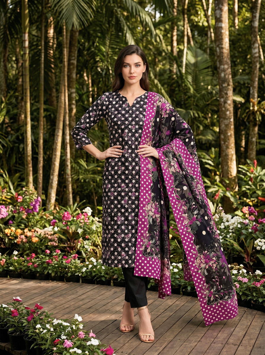 Onae Premium Printed Lawn 3PCS
