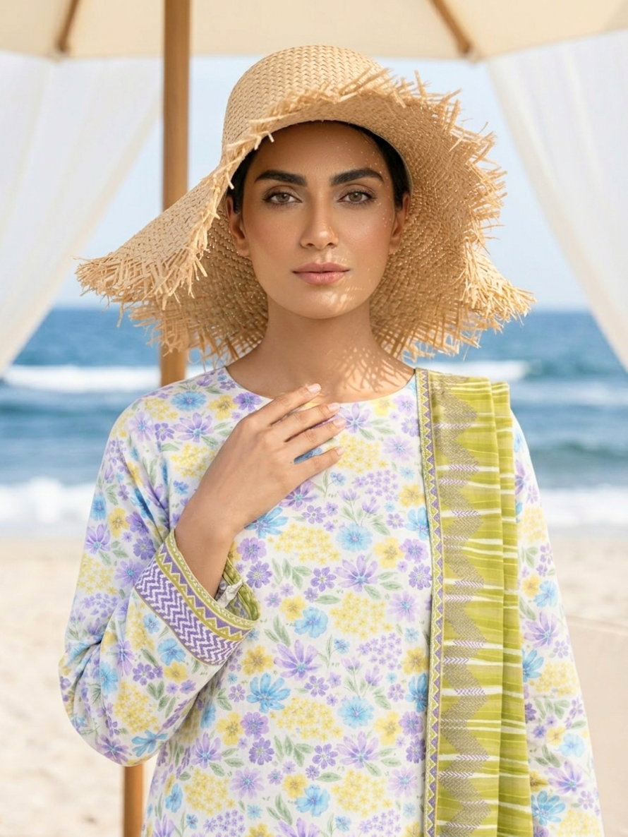 Onae Premium Printed Lawn 3PCS