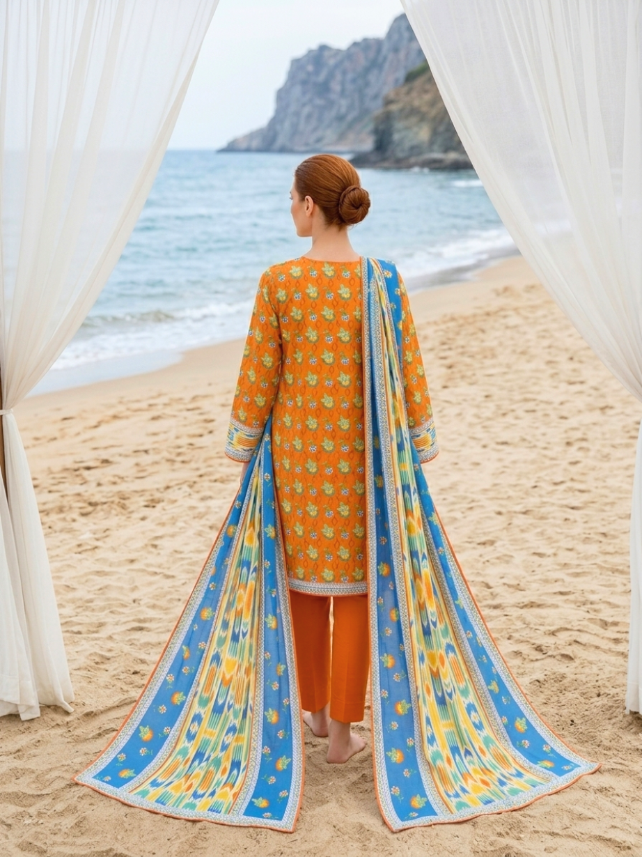 Onae Premium Printed Lawn 3PCS