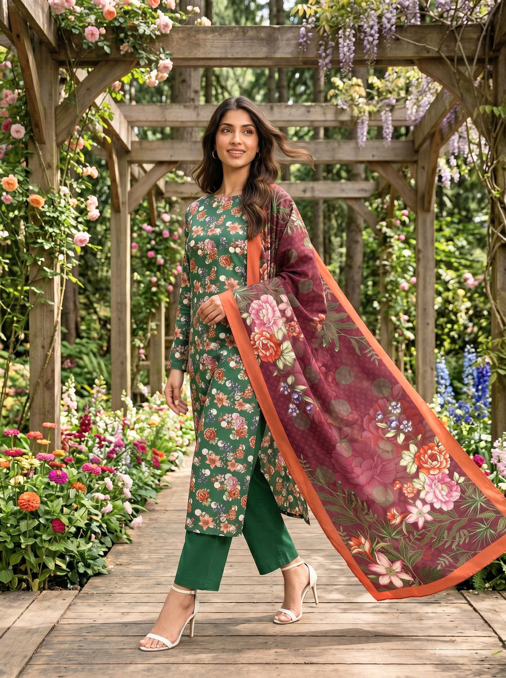 Onae Premium Printed Lawn 3PCS