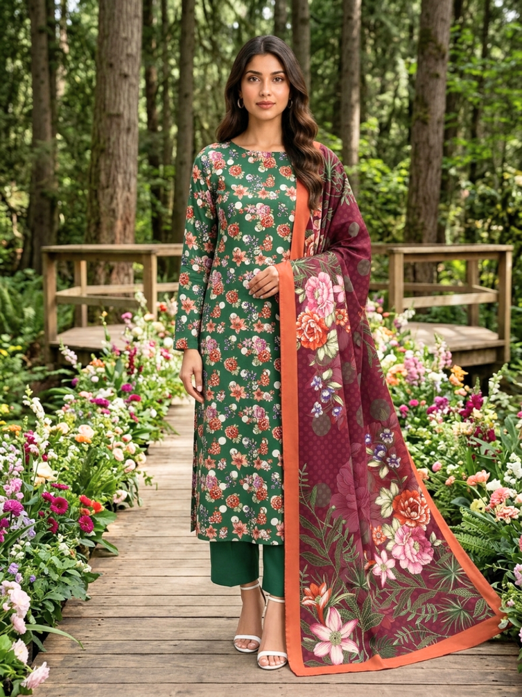 Onae Premium Printed Lawn 3PCS