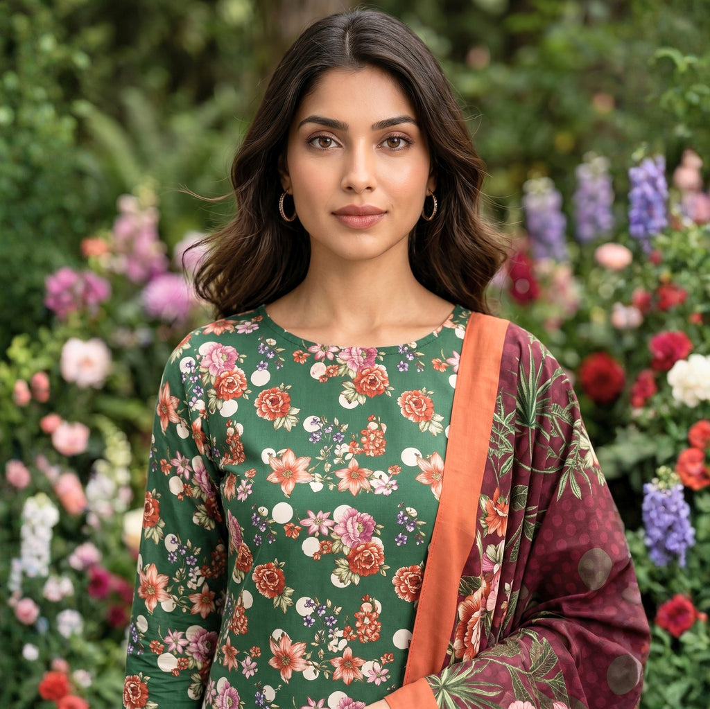 Onae Premium Printed Lawn 3PCS