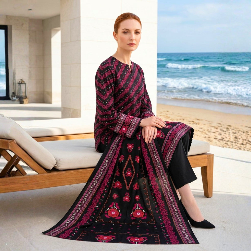 Onae Premium Printed Lawn 3PCS