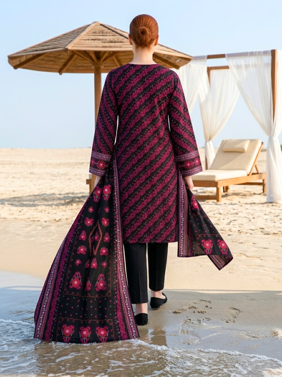 Onae Premium Printed Lawn 3PCS