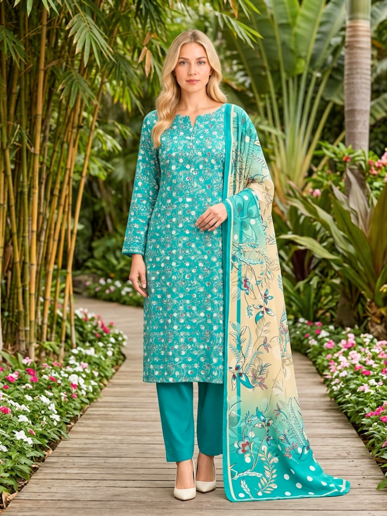Onae Premium Printed Lawn 3PCS