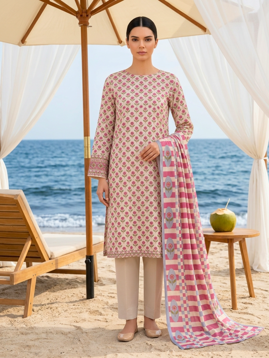 Onae Premium Printed Lawn 3PCS