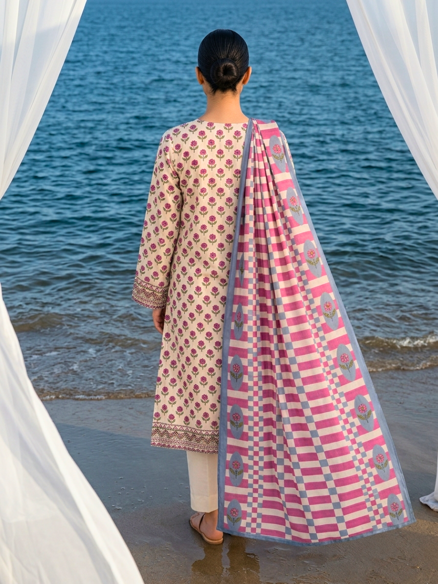 Onae Premium Printed Lawn 3PCS
