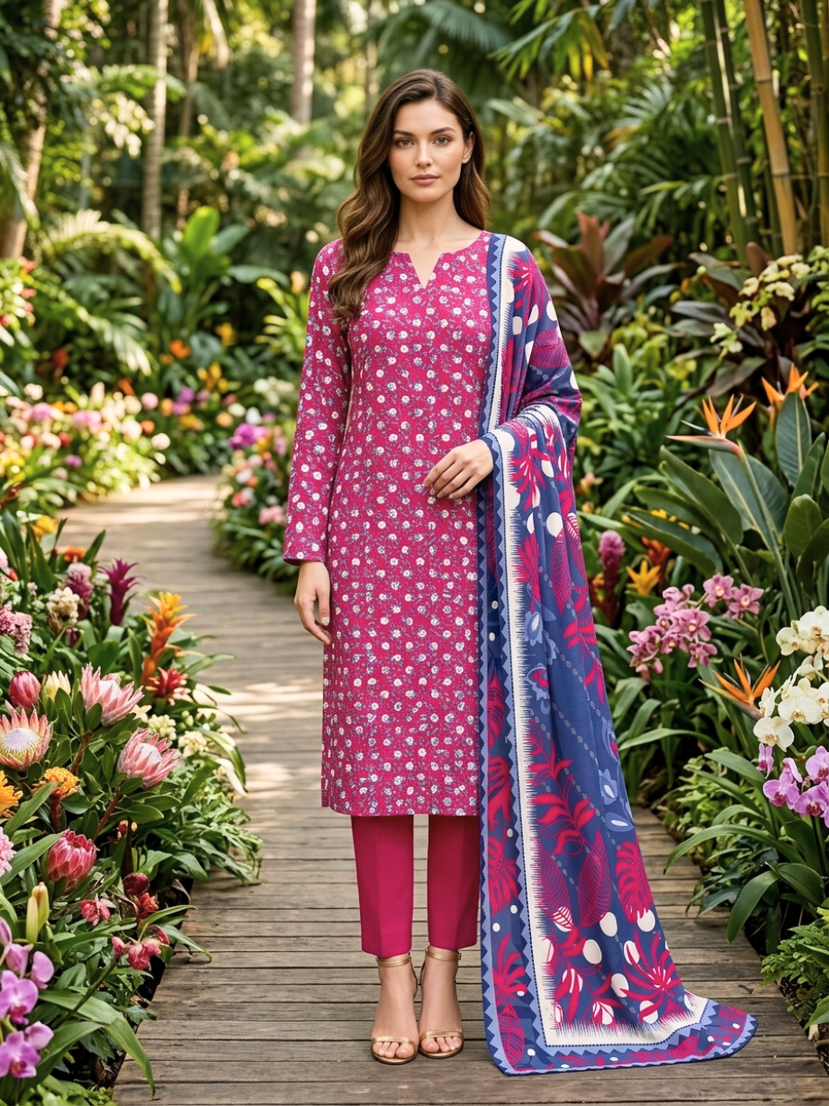Onae Premium Printed Lawn 3PCS