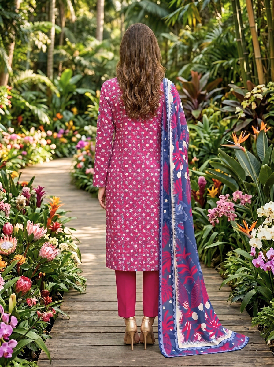 Onae Premium Printed Lawn 3PCS