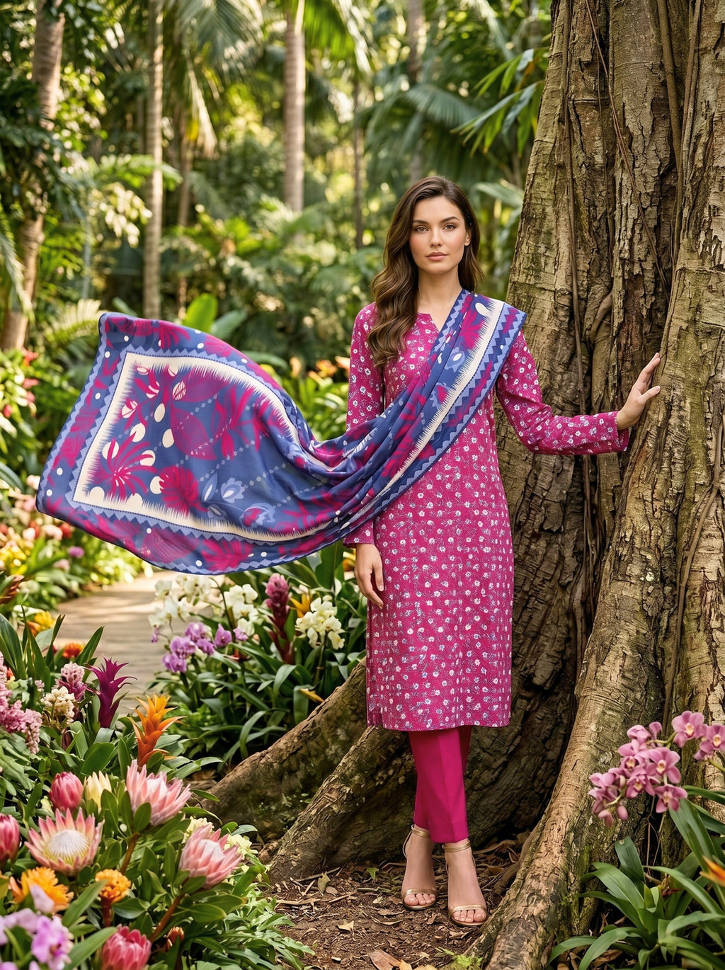 Onae Premium Printed Lawn 3PCS