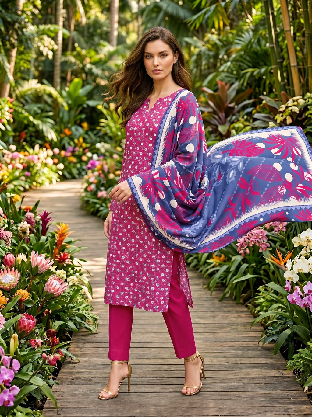 Onae Premium Printed Lawn 3PCS