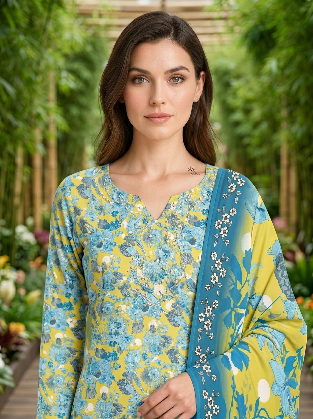 Onae Premium Printed Lawn 3PCS