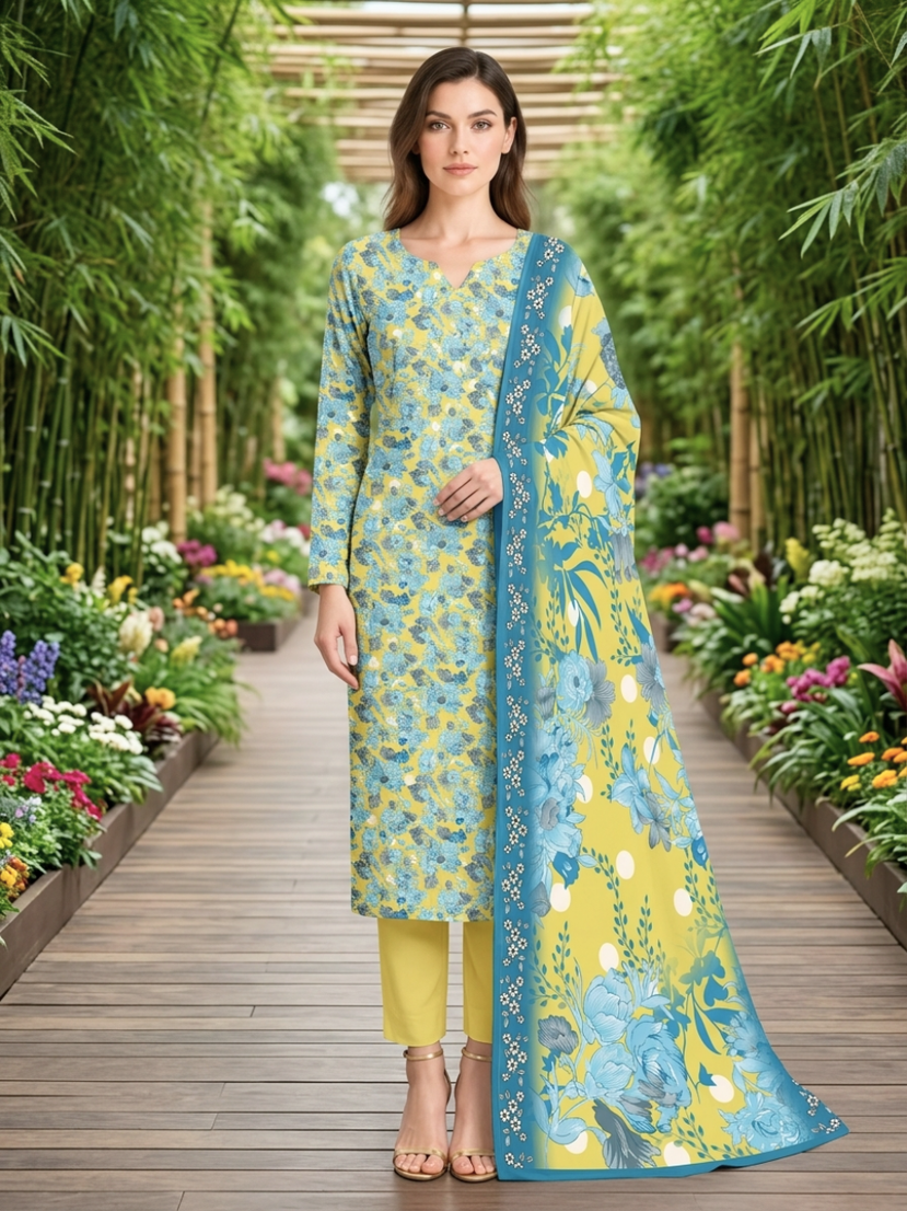 Onae Premium Printed Lawn 3PCS
