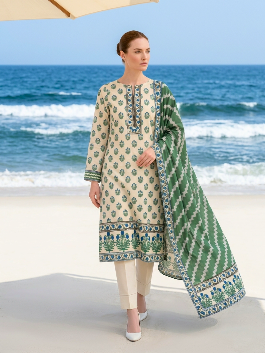 Onae Premium Printed Lawn 3PCS