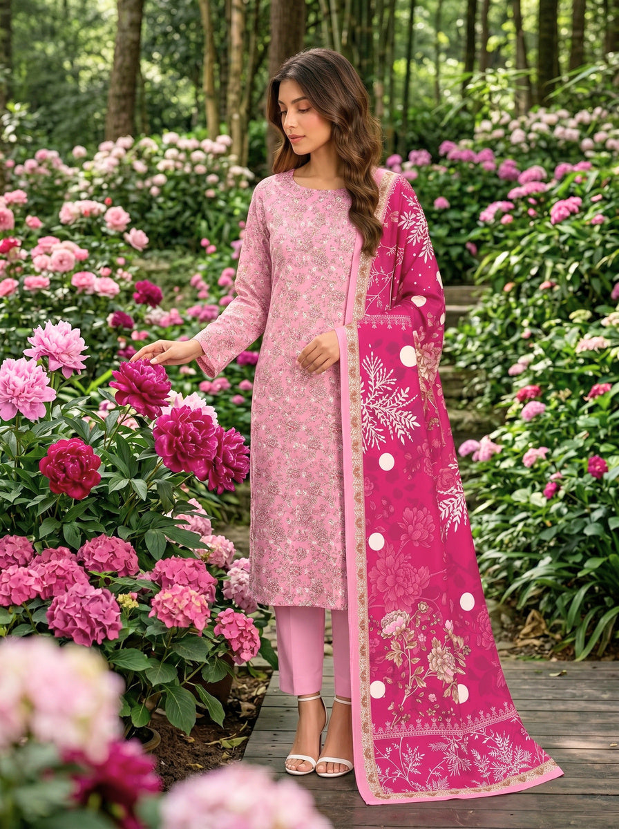 Onae Premium Printed Lawn 3PCS
