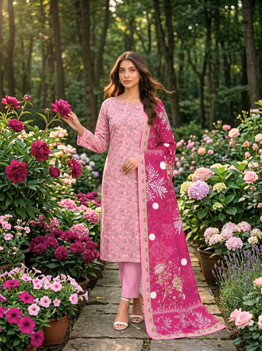 Onae Premium Printed Lawn 3PCS