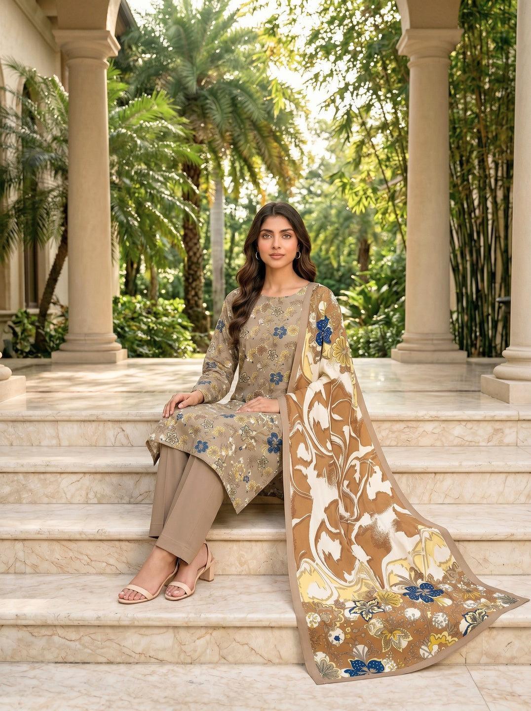 Onae Premium Printed Lawn 3PCS