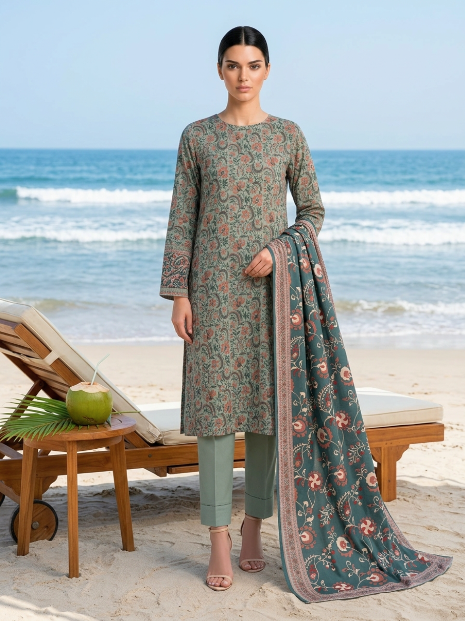 Onae Premium Printed Lawn 3PCS