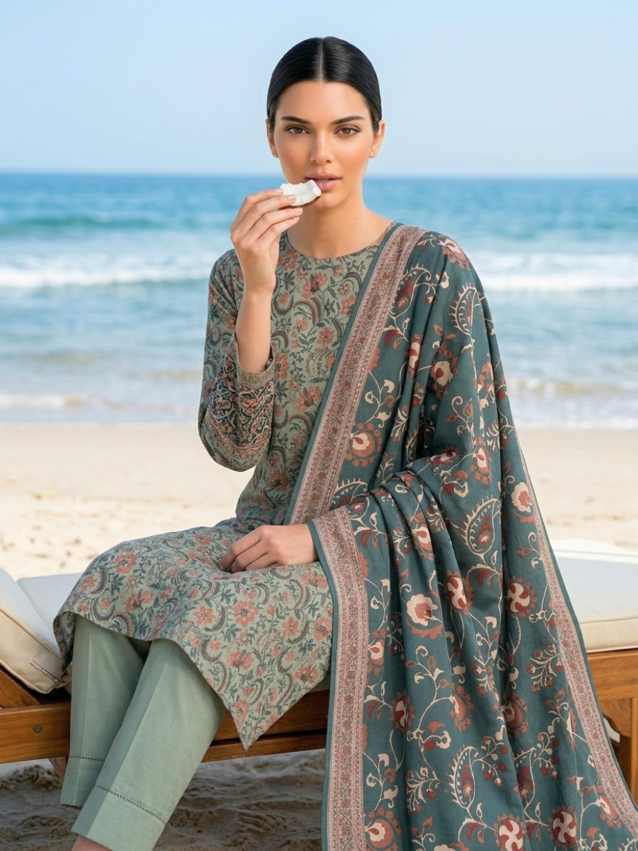 Onae Premium Printed Lawn 3PCS