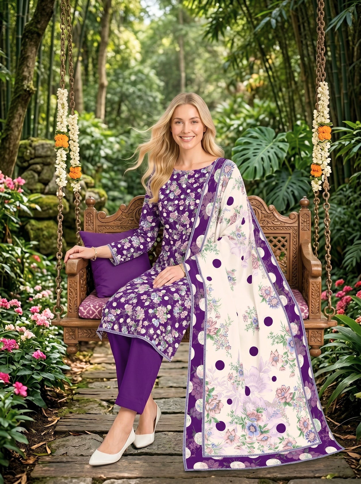 Onae Premium Printed Lawn 3PCS