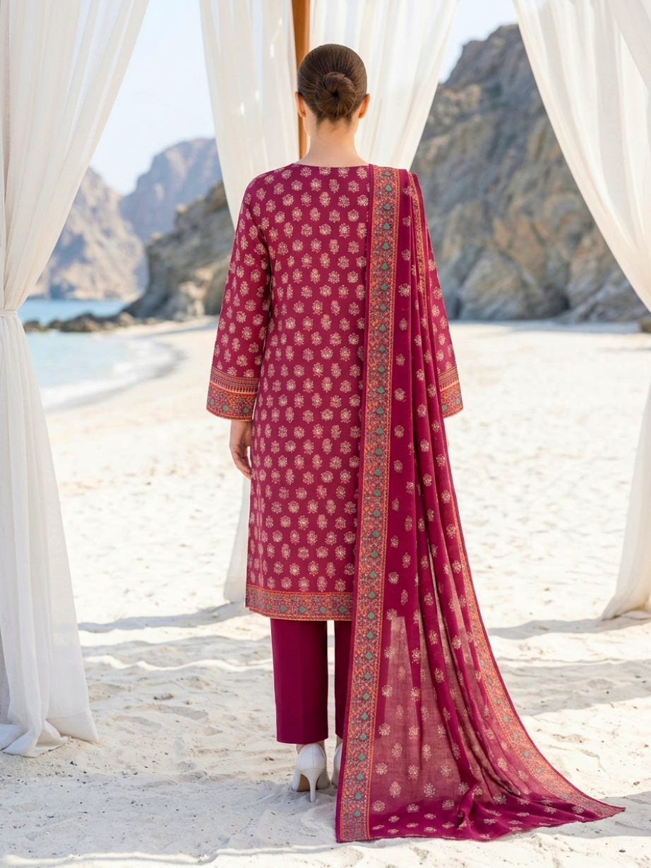 Onae Premium Printed Lawn 3PCS