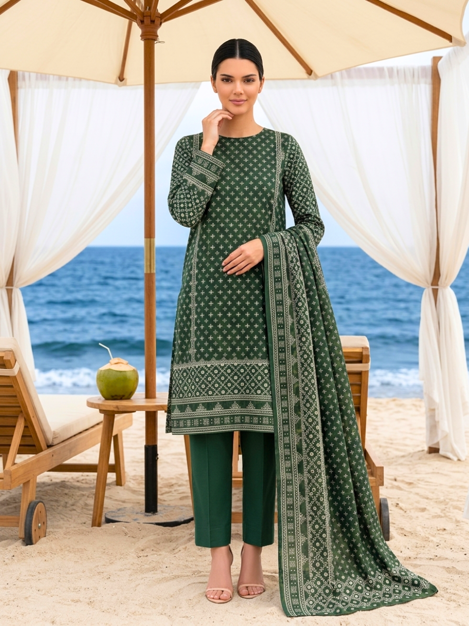 Onae Premium Printed Lawn 3PCS