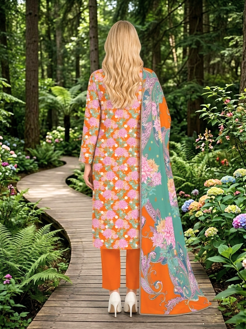 Onae Premium Printed Lawn 3PCS