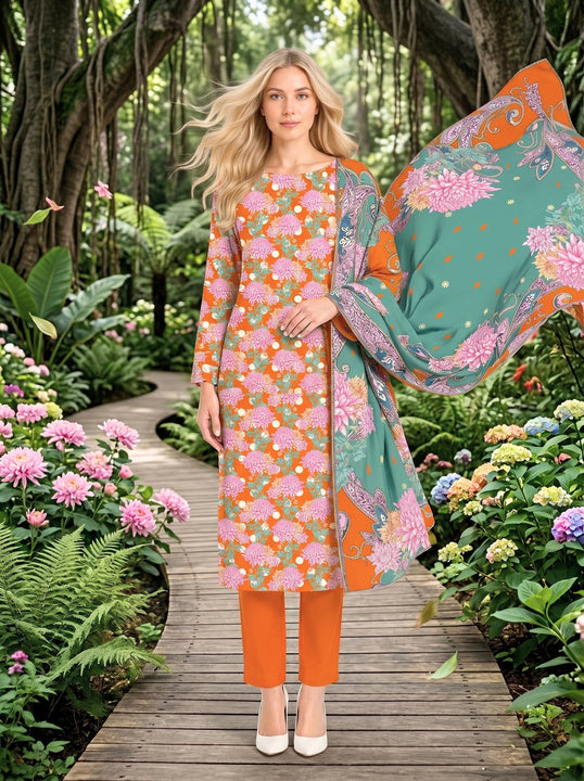 Onae Premium Printed Lawn 3PCS